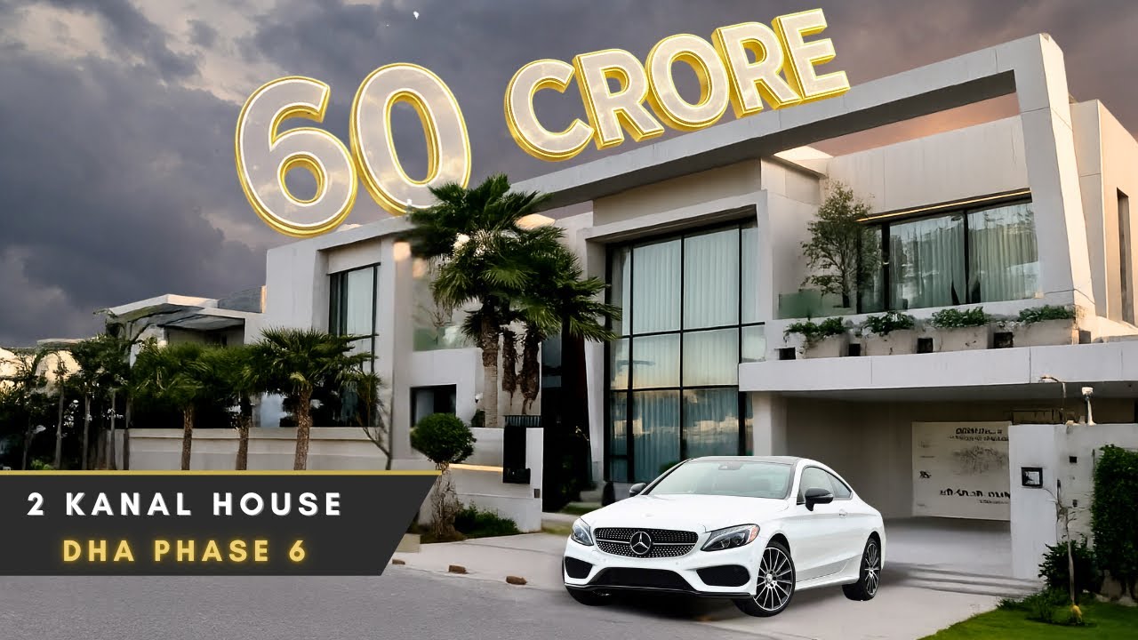 BILLIONAIRE LIFESTYLE, 2 KANAL MOST APPEALING HOUSE FOR SALE IN DHA PHASE 6, NEAR DOLMEN MALL,LAHORE