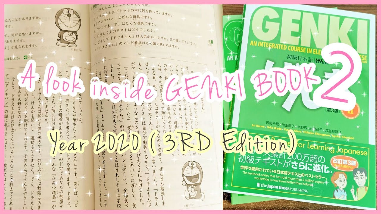 GENKI book 2 Review (Third/2020 Edition)|Genki Textbook and Workbook|Japanese study for beginner
