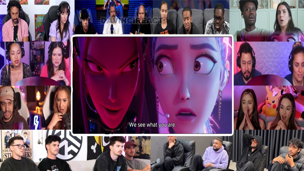 Rumi Loses Control Scene - KPop Demon Hunters | Reaction Mashup