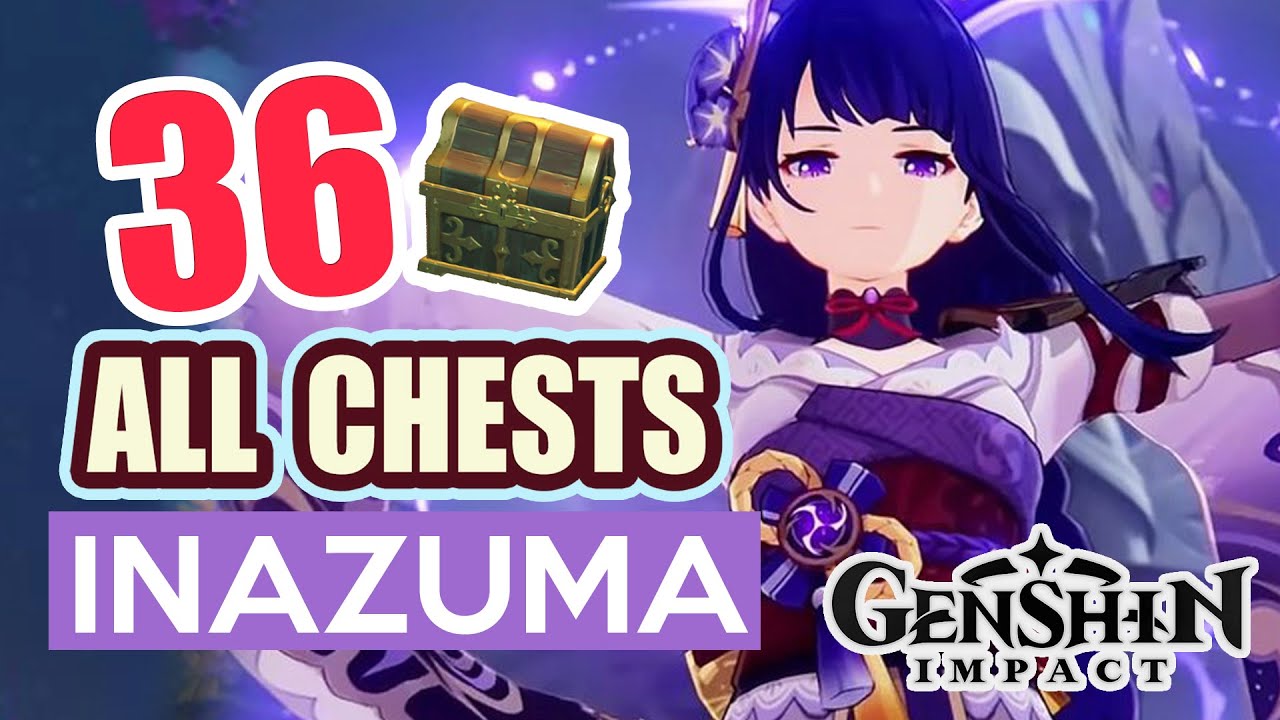 ALL CHESTS IN INAZUMA | Kannazuka | COMPLETE GUIDE #9 【 Genshin Impact 】