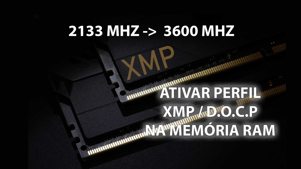 COMO ATIVAR O PERFIL XMP(D.O.C.P) DA MEMÓRIA RAM | ASUS TUF X570