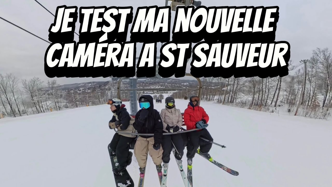 On vas tester le nouveau snowpark du sommet avila ( et aussi ma nouvelle caméra )