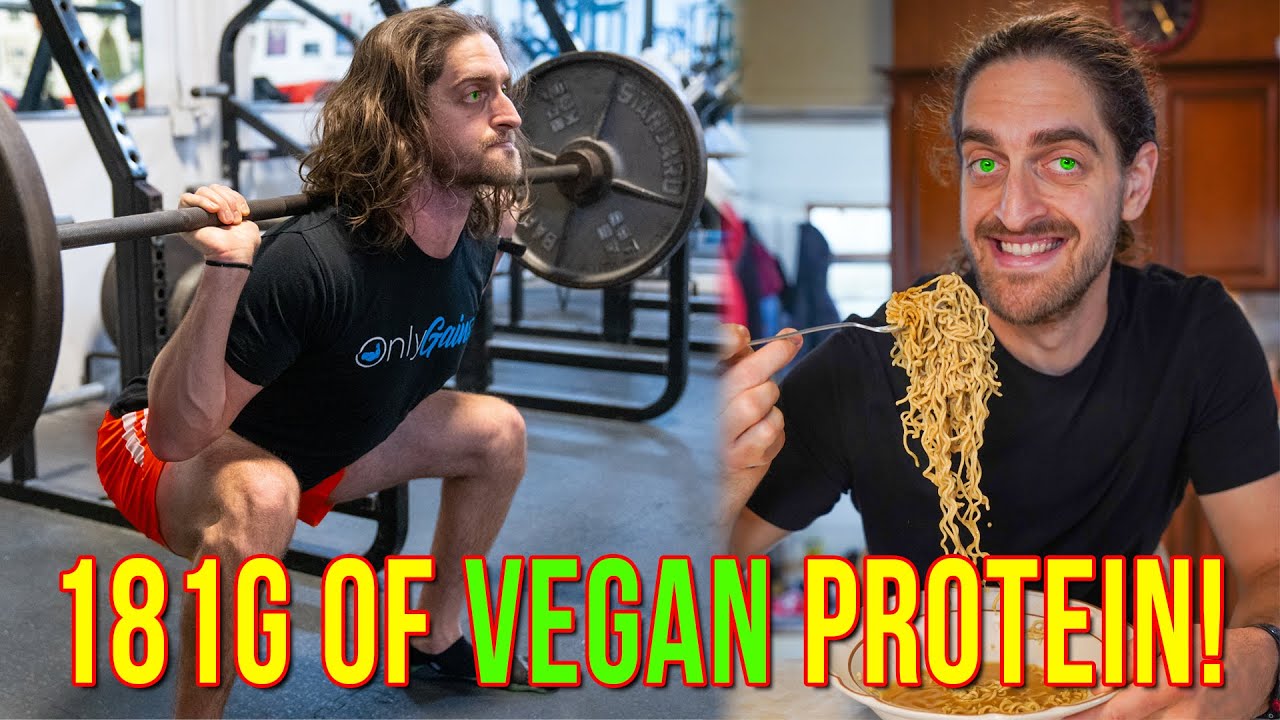 Full Day of VEGAN Bulking | 180g of Protein! 🌿💪