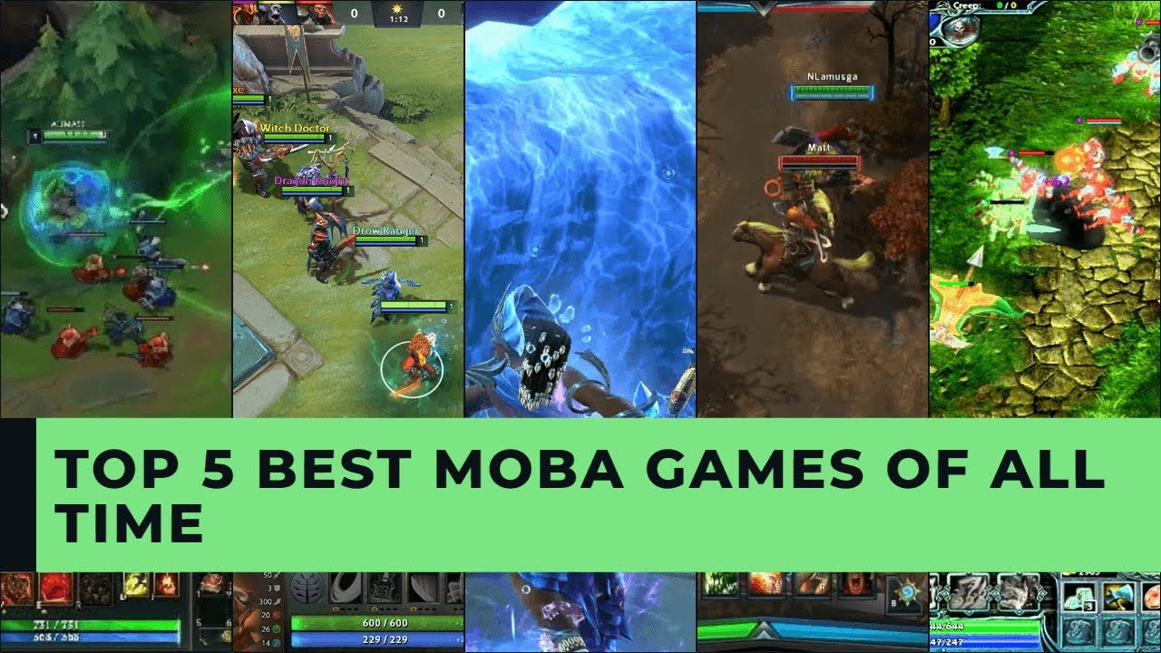 TOP 5 BEST MOBA GAMES OF ALL TIME