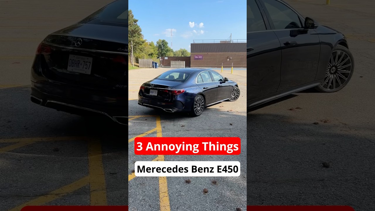 3 раздражающие вещи Mercedes-Benz E450 4matic 2024 года 