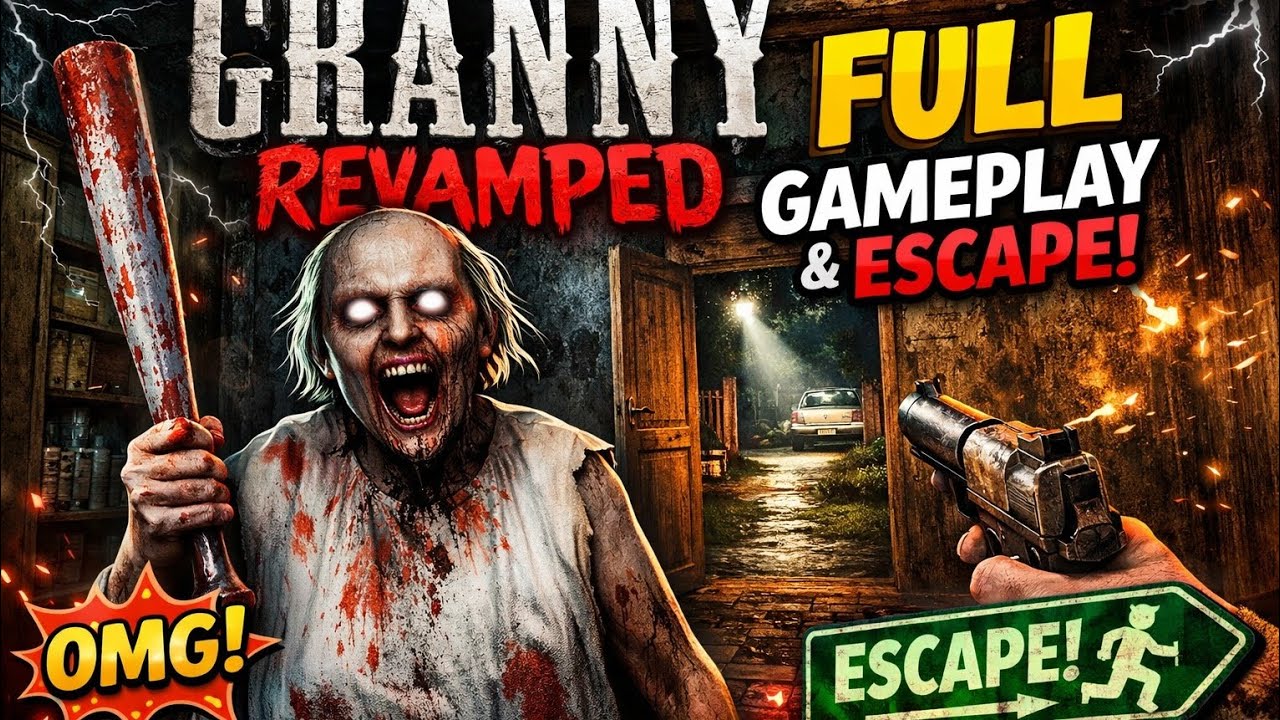 🔥 Full Gameplay + Last Moment Escape 😱👵 