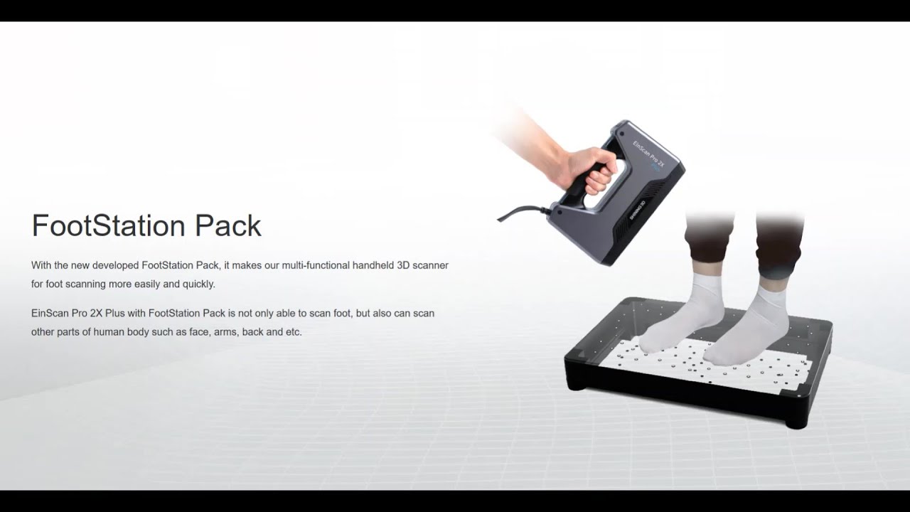FootScan:  Makes EinScan 3D Scanner for Foot Scanning More Easily