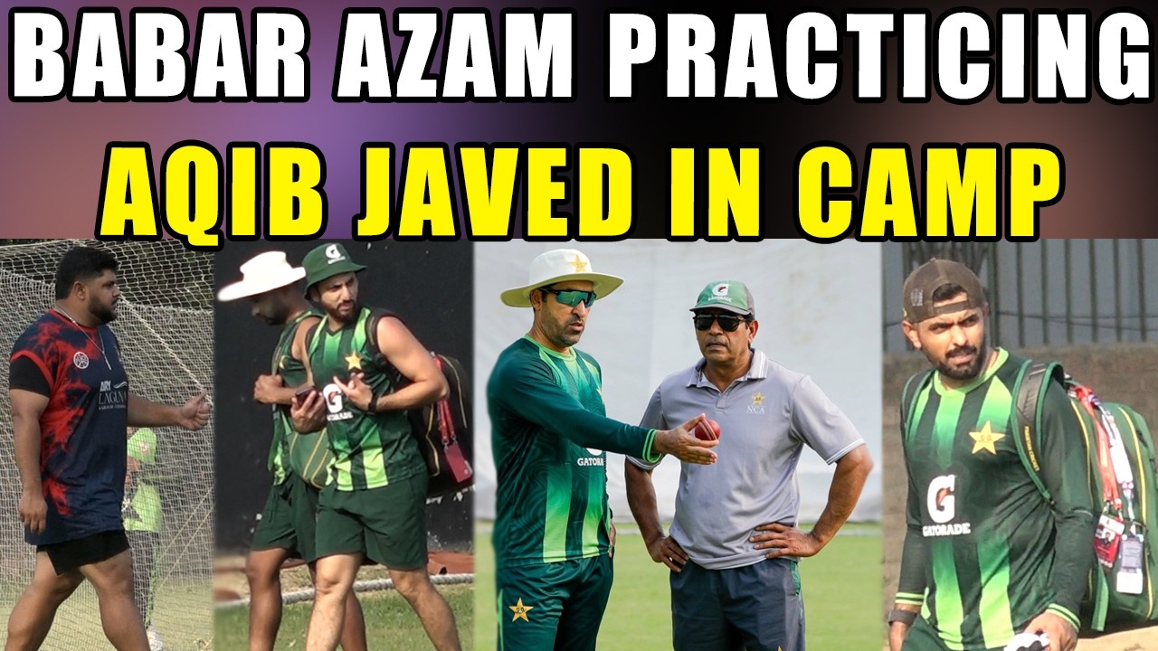 Pak team players training session in Lahore