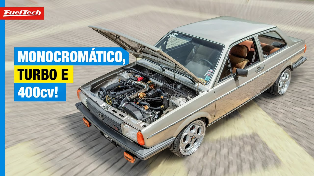 Voyage Turbo 400cv, tem pintura original e muito estilo!