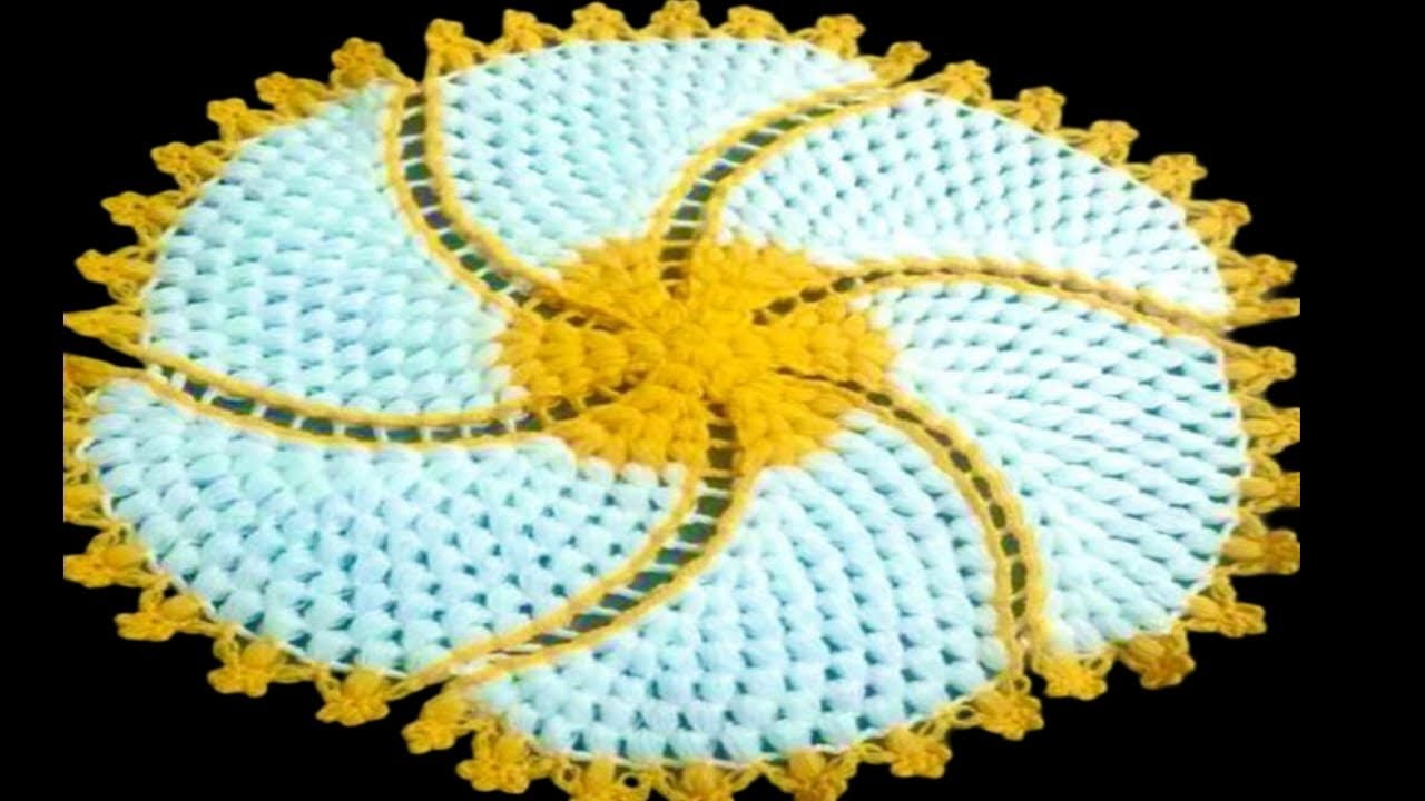 So attractive puff stitch crochet thaalpos doily mandala tablecloth lokricha #viralyoutubevideo 