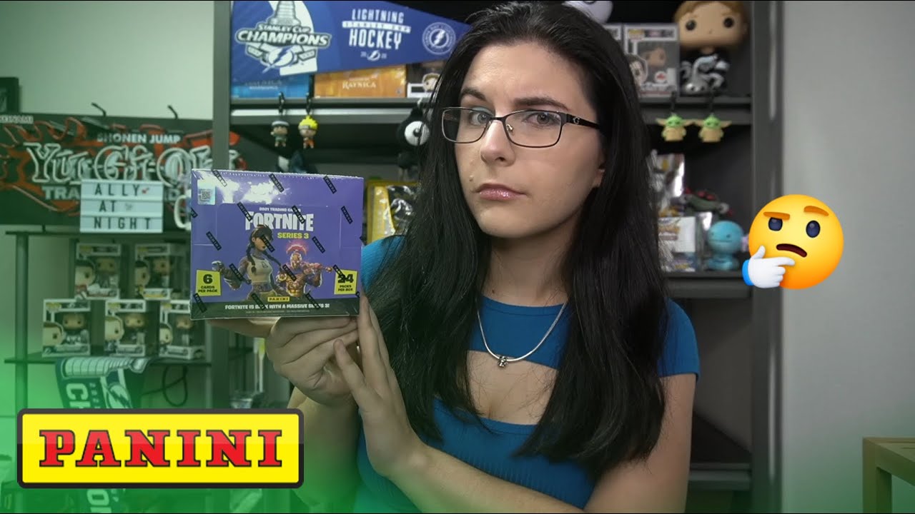 Ally Can't Dance! | 2021 PANINI FORTNITE SERIES 3 TRADING CARDS BOX OPENING