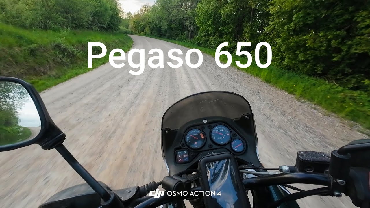 Ride on a Aprilia Pegaso 650