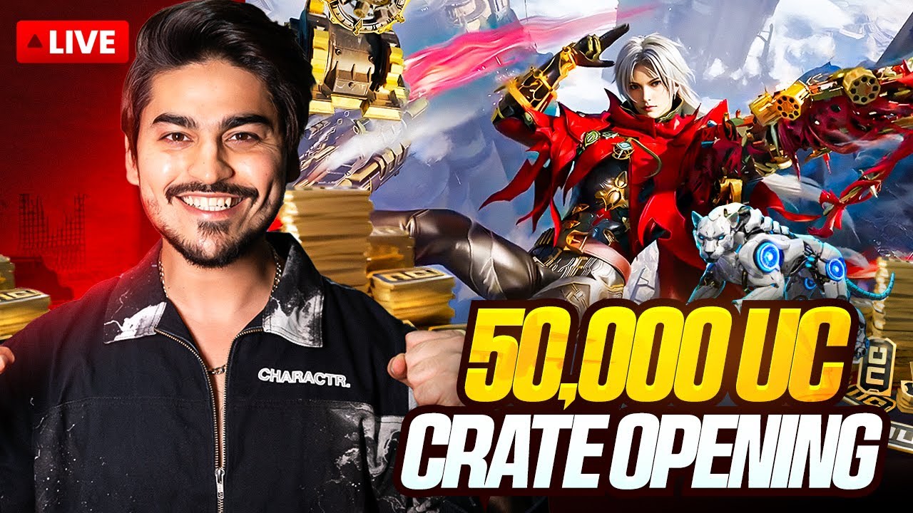 50000 UC SOULBANE CRATE OPENING | BGMI w JOKER