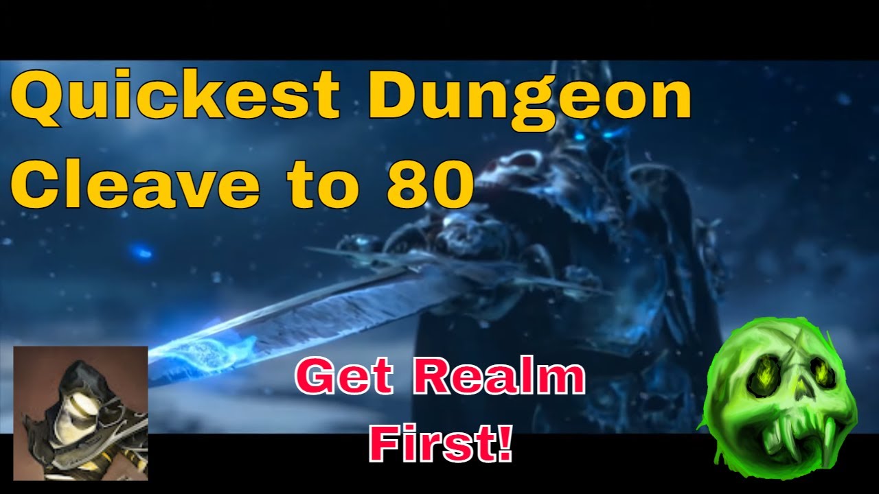 Wrath Classic Dungeon Cleave Leveling Guide 70-80 (Quickest Way to Level!)