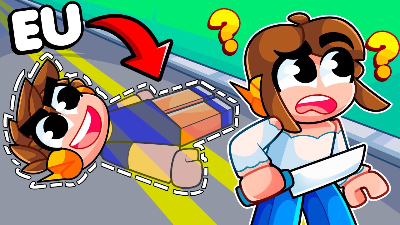 FIQUEI INVISÍVEL no ESCONDE ESCONDE do ROBLOX!