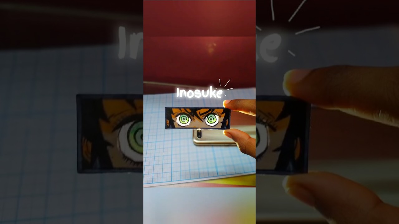 Drawing "Inosuke eyes" 