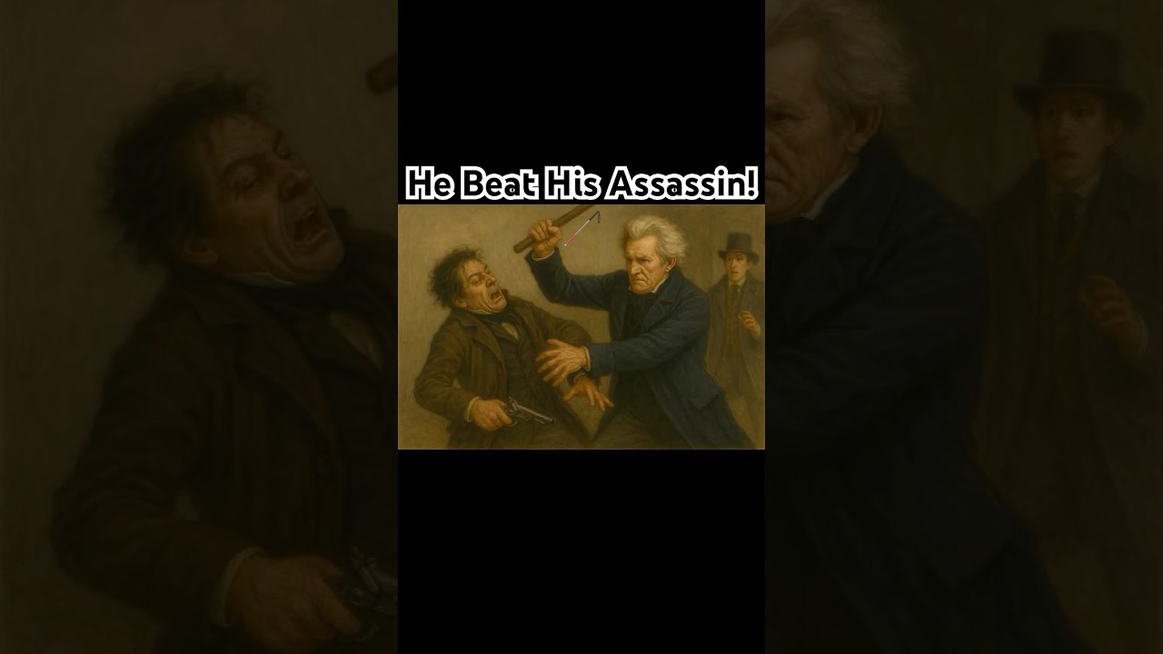 The President Who Beat His Assassin with a Cane!| Fast Facts #shorts  #presidentialhistory #funfacts