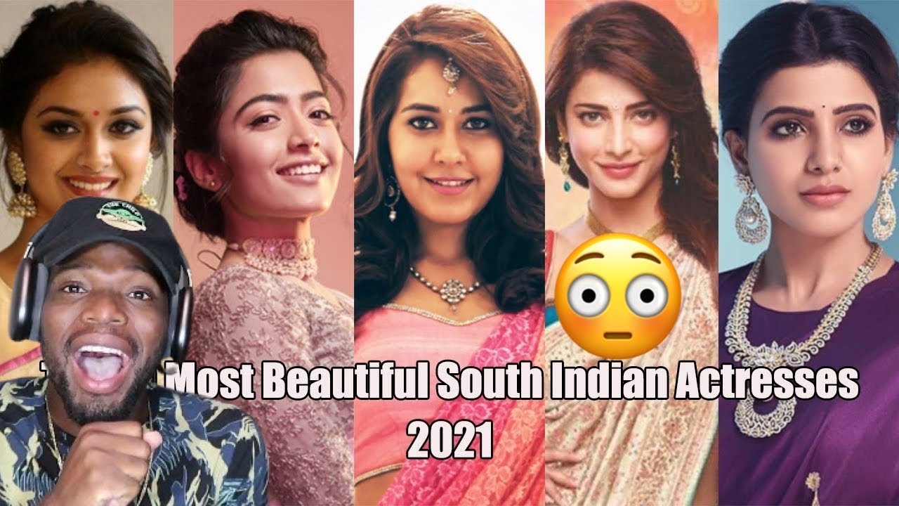 Top 10 Most Beautiful South Indian Actresses 2021 (REACTION) (Where is my celebrity  crush😩😩)