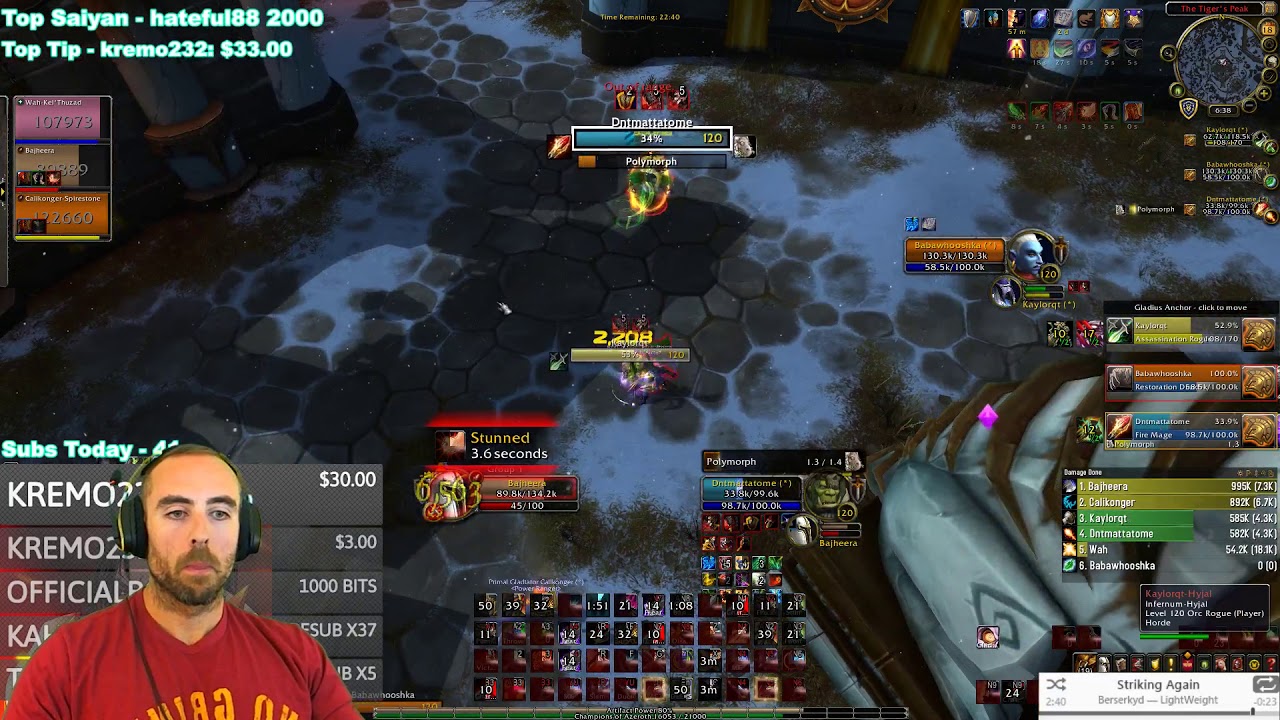 Bajheera - Intense KITTY CLEAVE vs RMD 3v3 Showdown - WoW 8.0 Battle for Azeroth PvP
