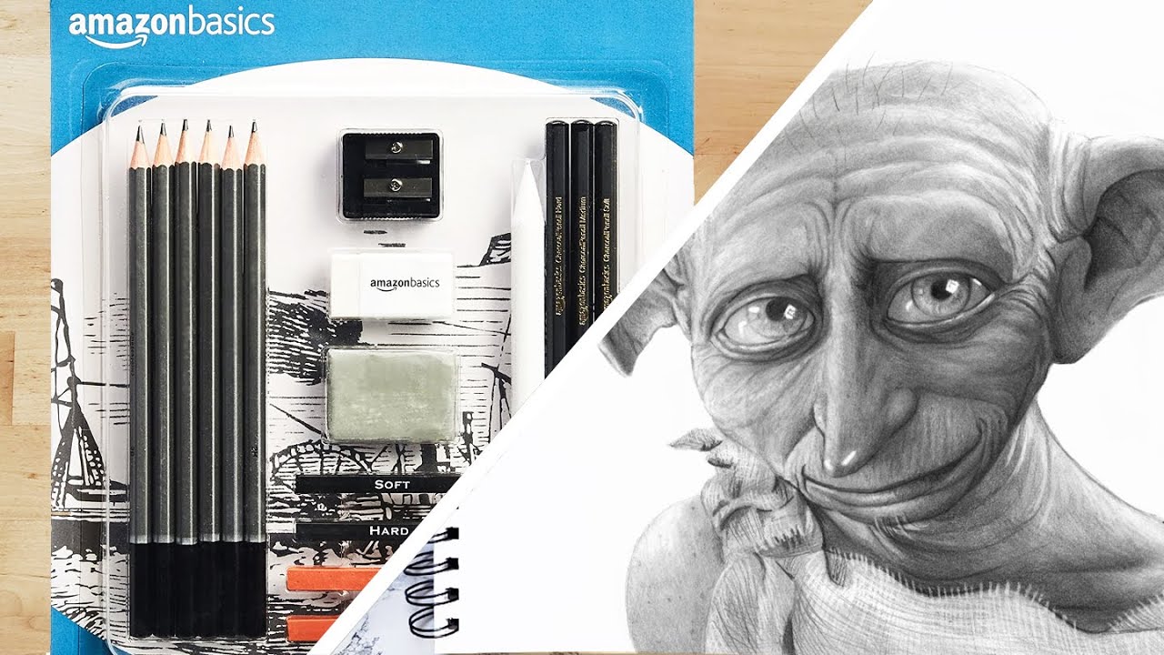 Amazon Basics Sketch and Drawing Art Pencil Kit - 17-Piece Set  //  Review