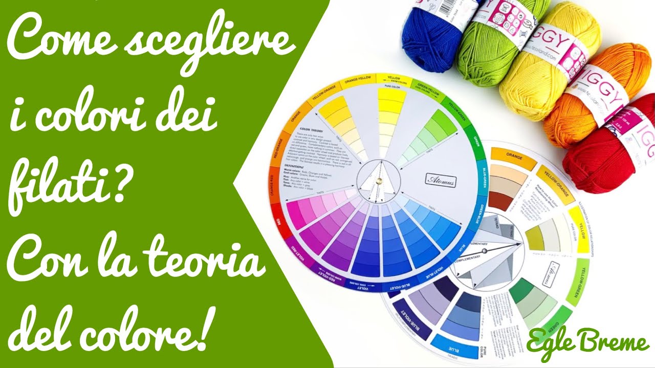 Come scegliere i colori dei filati nei progetti maglia / uncinetto