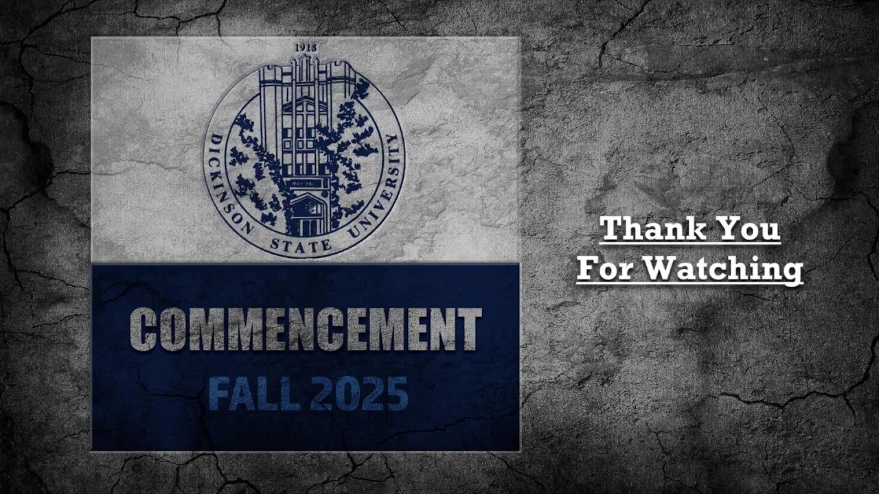Dickinson State University 2025 Fall Commencement