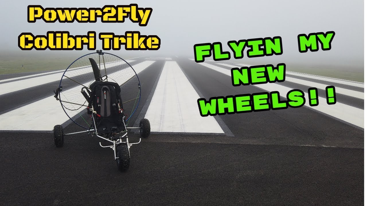 Power2Fly Colibri Trike First Flight Best paramotor trike