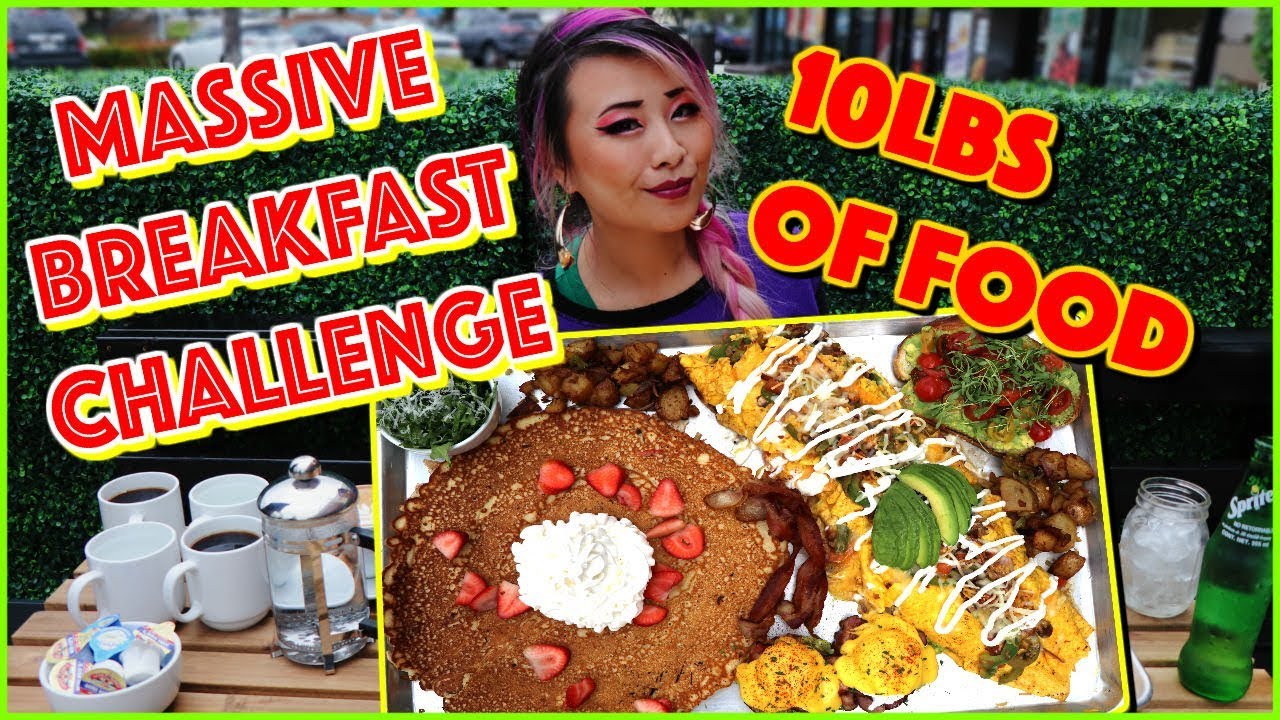 MASSIVE BREAKFAST CHALLENGE (10lbs OF FOOD)  @ The Benediction | 30 EGG OMLETTE & HUGE PANCAKE