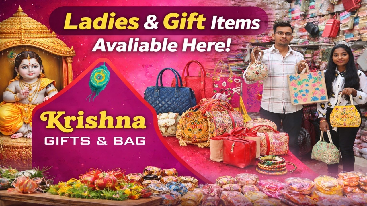 Ladies & Gift ItemsAvailable Here||KrishnaGIFTS & BAG@startup sutram