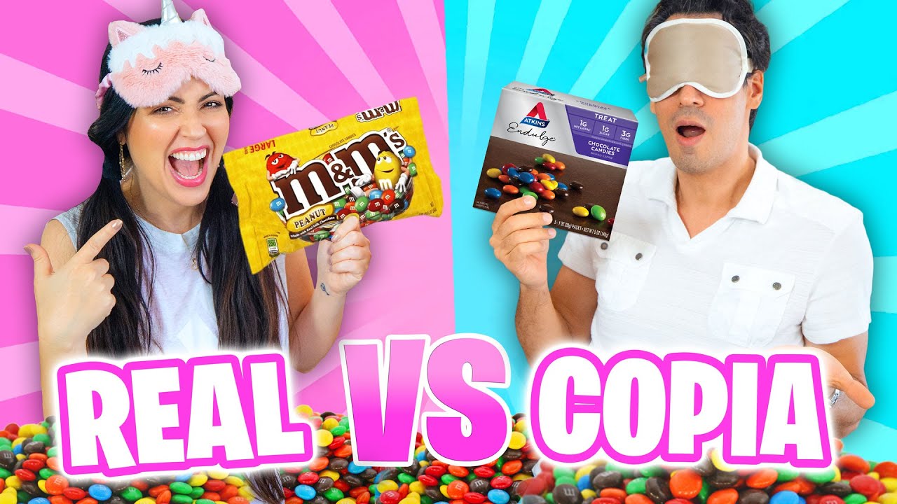 ADIVINA CUÁL ES LA COPIA? 🤔 COMIDA ORIGINAL VS COPIA 🔥 Sandra Cires Art ft El Titi