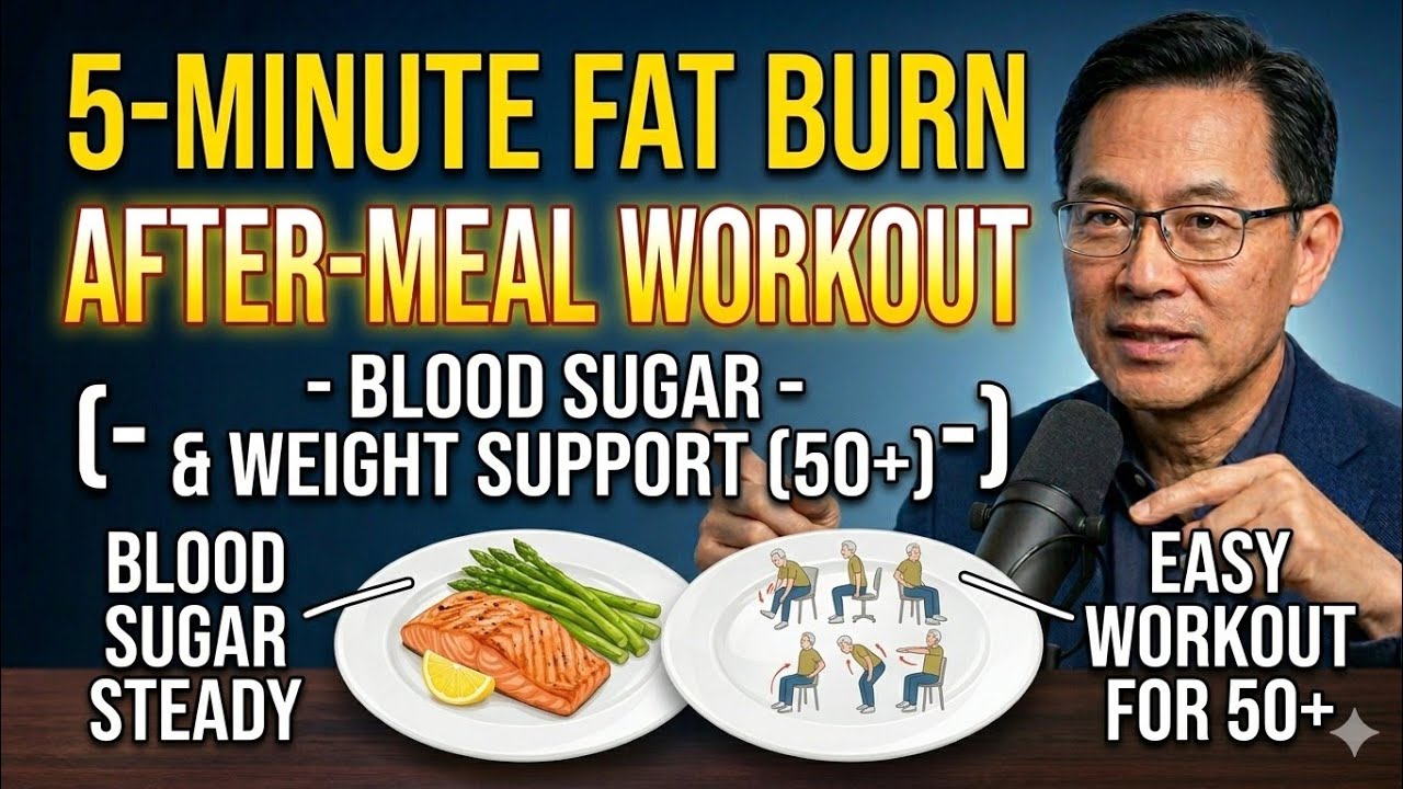 5-Minute Fat Burn After-Meal WorkoutBlood Sugar & Weight Support (50+)
