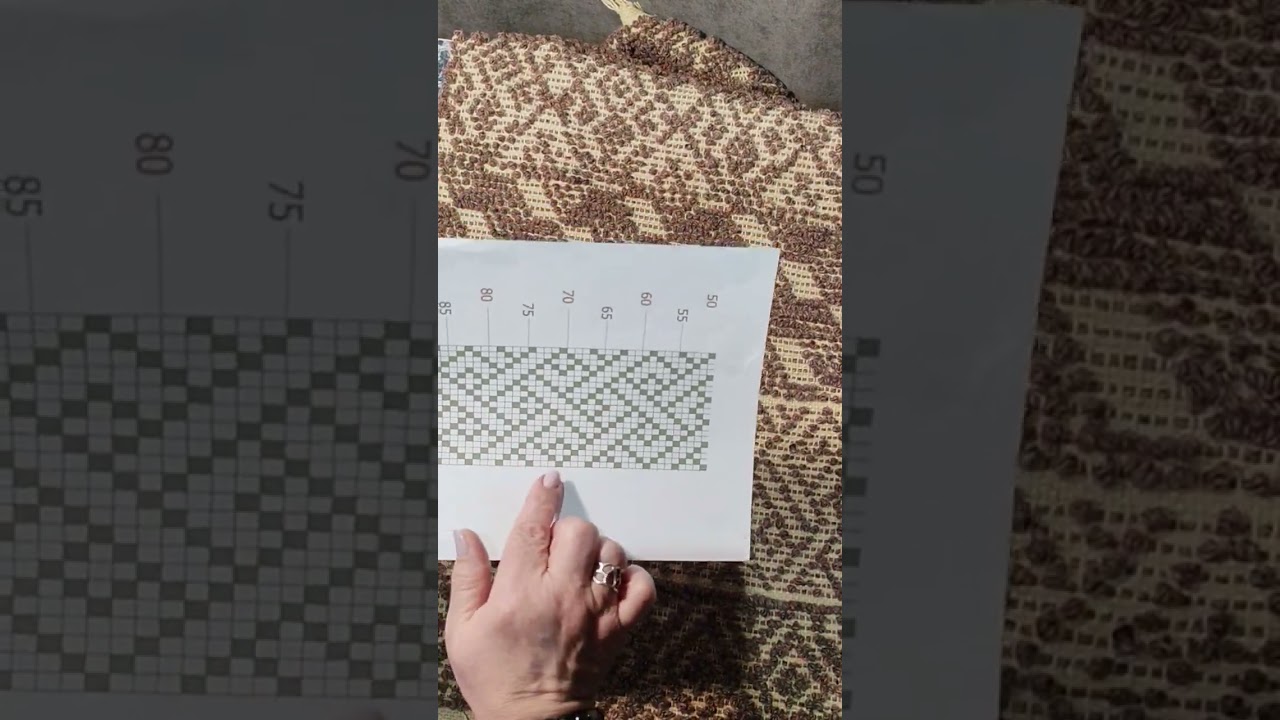 Коврик в технике Pibiones или Дёрганье