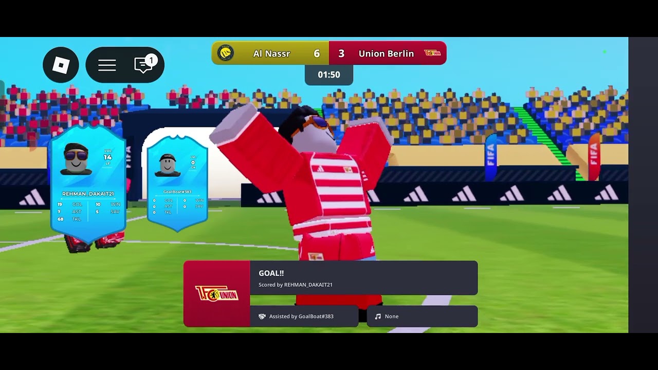 FIFA SUPER SOCCER game in Roblox 😎⚽🎯🎮😀😁😅🤣