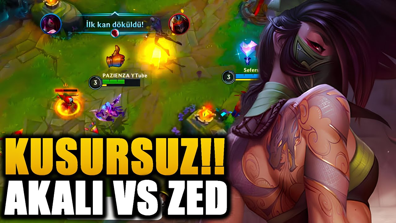 OLD TOP 1 AKALI OTP ZEDE KIŞKIRTMA ÇEKİYOR! WILD RIFT AKALI