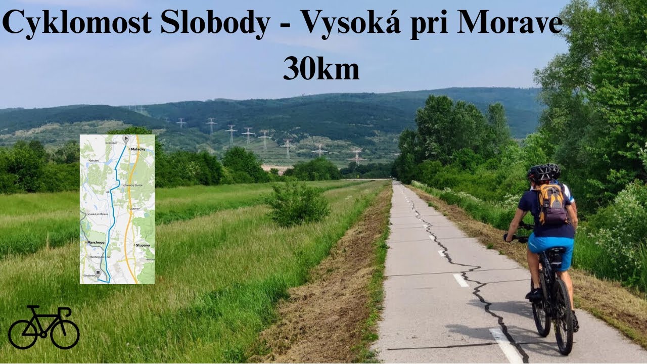 Cyklotrasa: Cyklomost Slobody - Vysoká pri Morave
