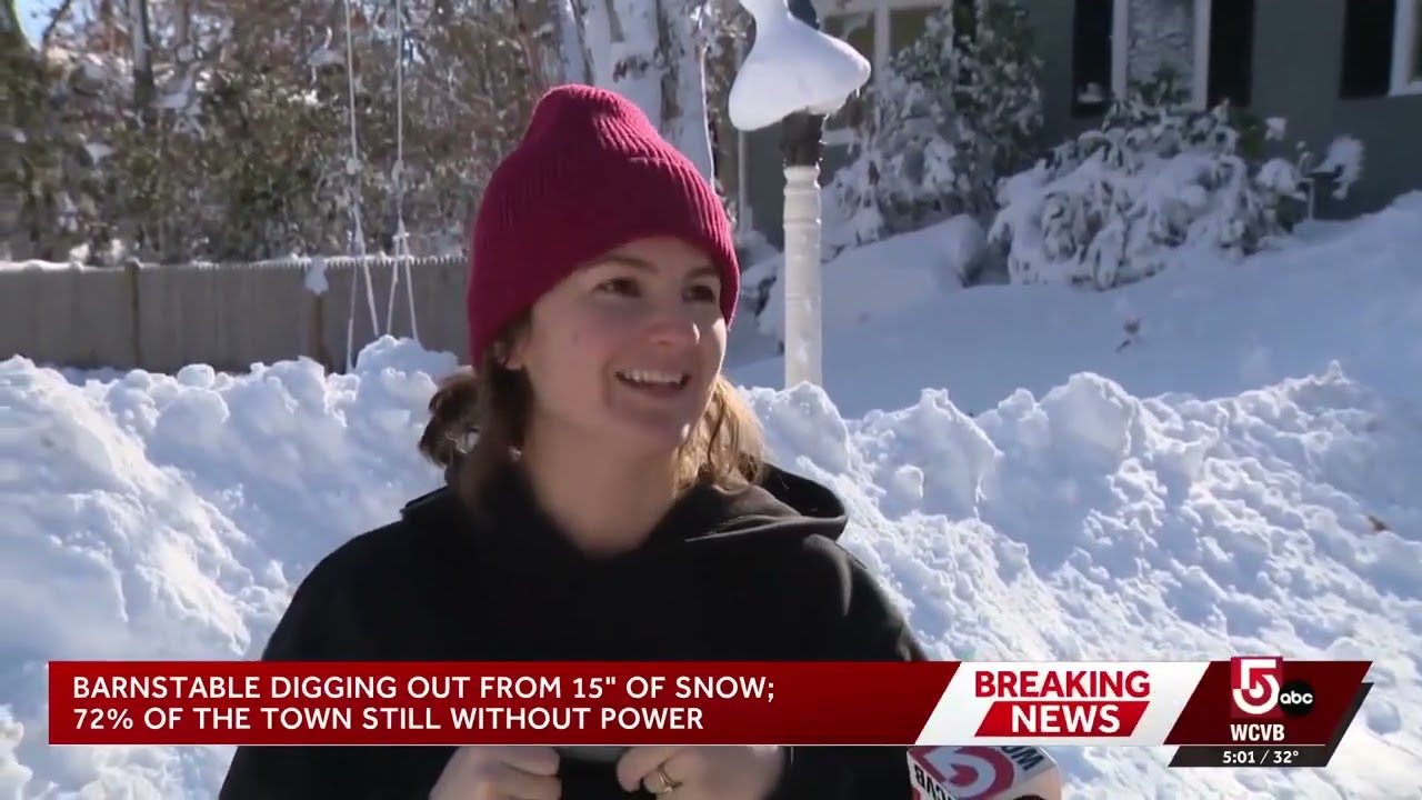 Parts of Cape still in dark after deep snow, downed trees