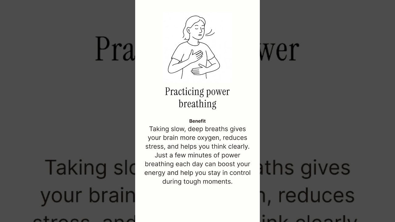 Simple Habit - Practice Power Breathing!! 