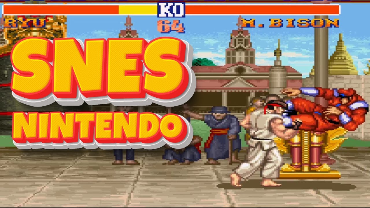 Street Fighter 2 - The World Warrior (SNES) Nintendo - RYU Gameplay