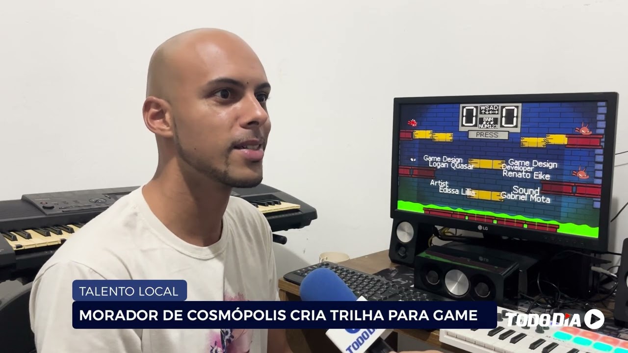 TALENTO LOCAL: MORADOR DE COSMÓPOLIS CRIA TRILHA PARA GAME