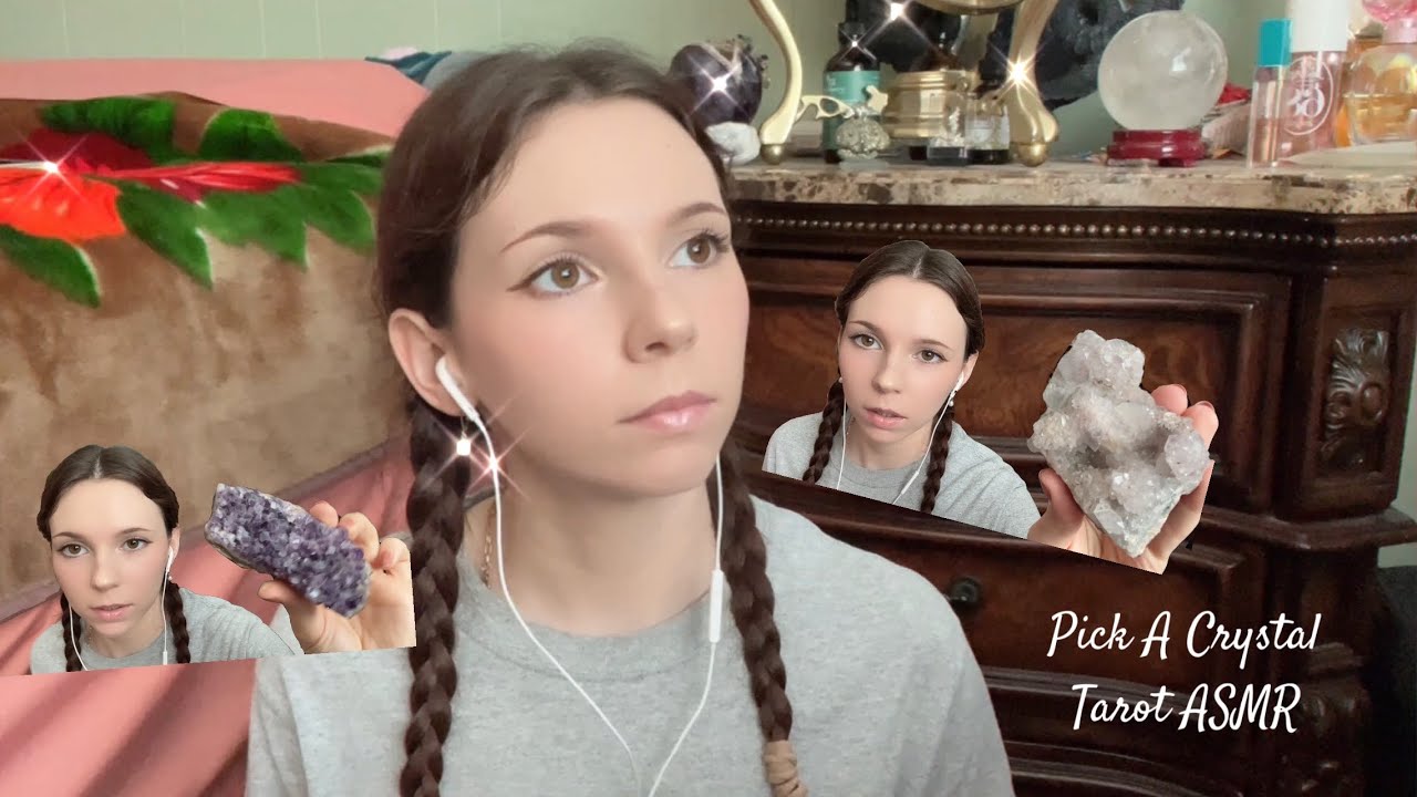 Pick A Crystal ASMR Tarot Reading (100th video!!! 🥳💫)