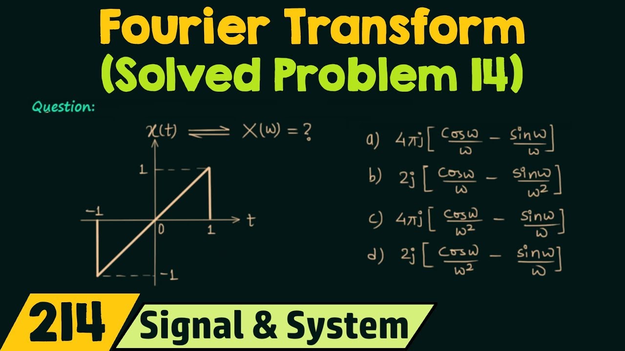 Fourier Transform (Solved Problem 14)