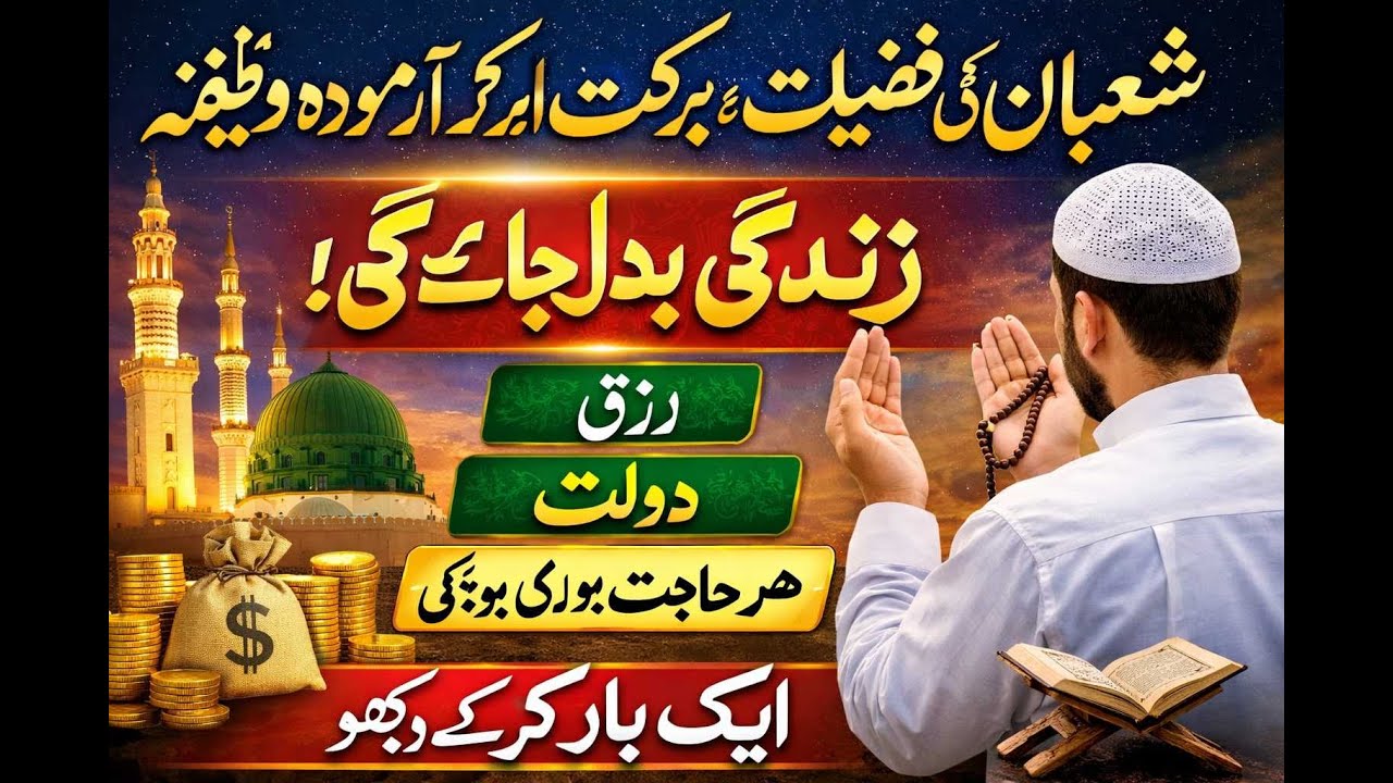 Shaban ki barqat or wazifa