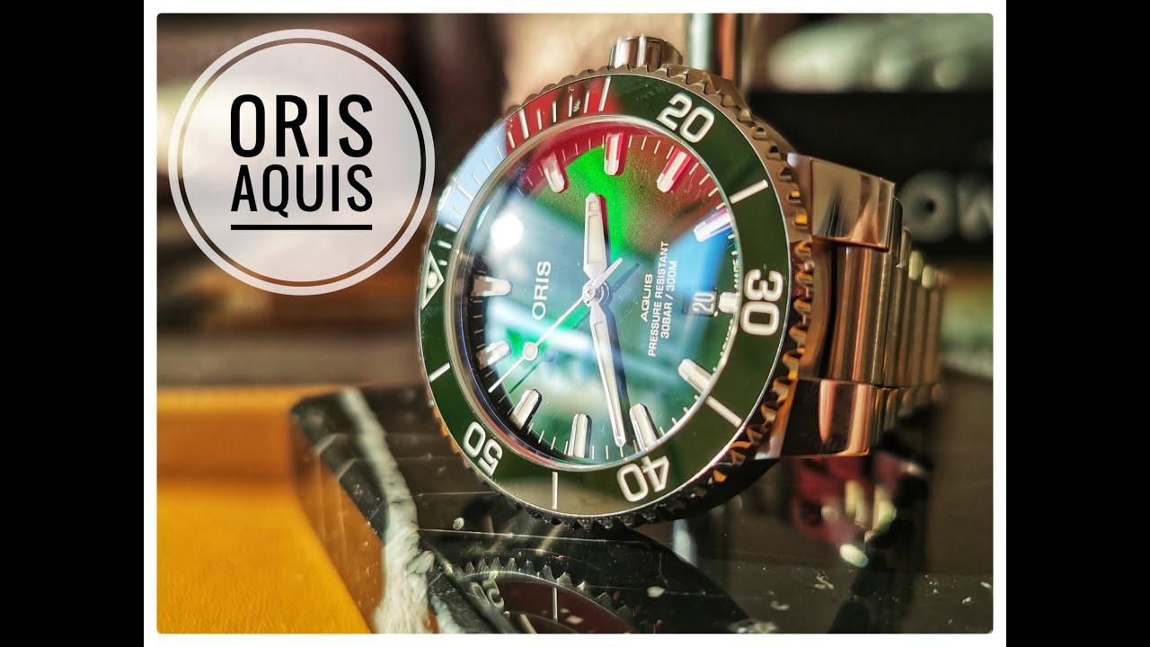 4# Pr&eacute;sentation : ORIS Aquis Verte 41.5mm - La Hulk version Oris