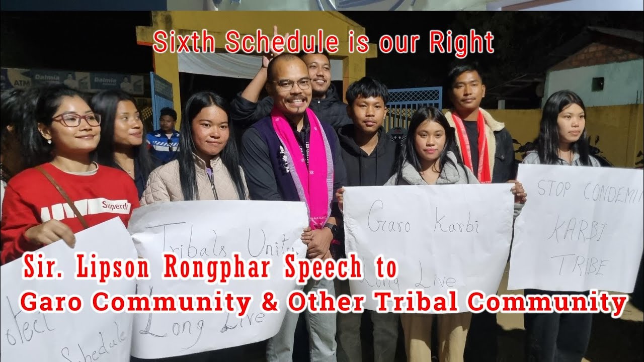 ll Social Worker & Activities Sir. Lipson Rongphar speech to Garo & other Tribal Community ll