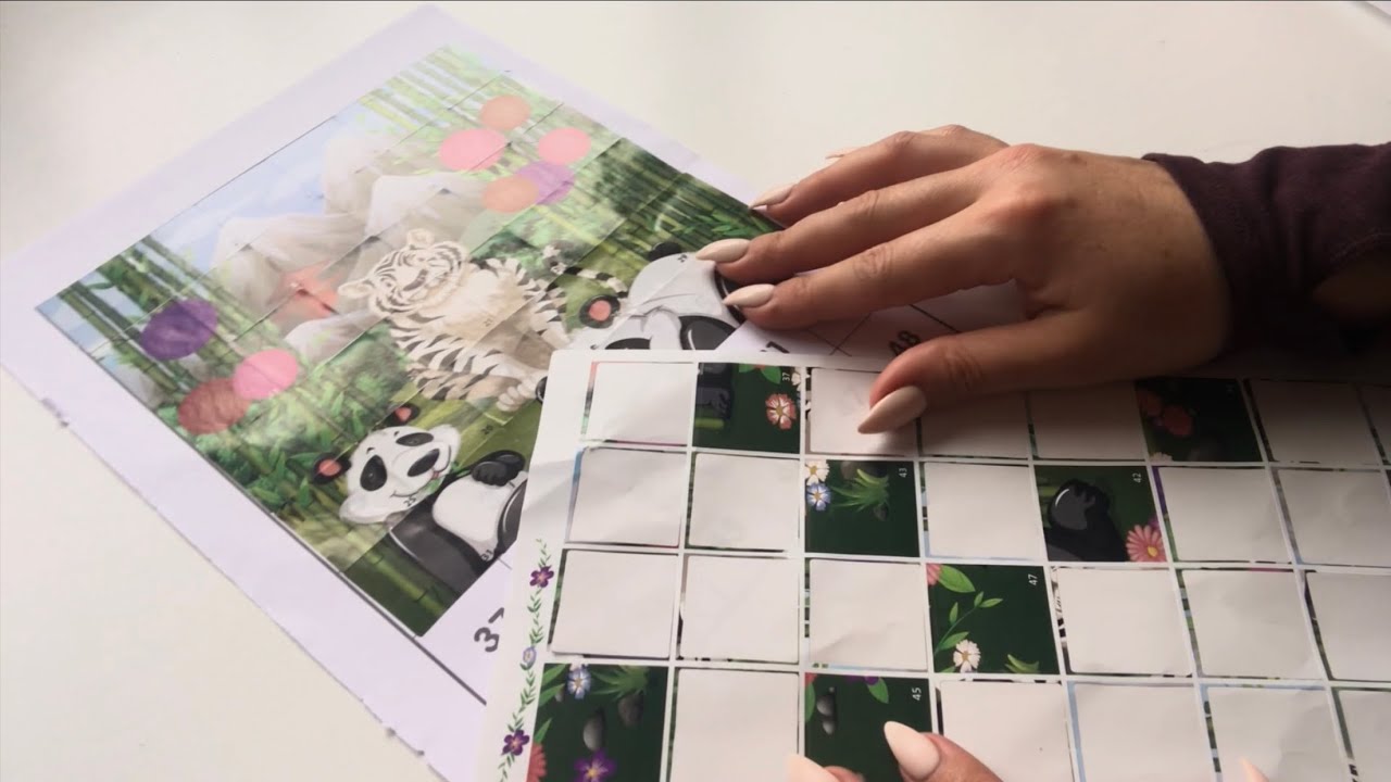 ASMR sticker puzzle (no midroll ads) DO NOT WATCH if you don’t like ASMR