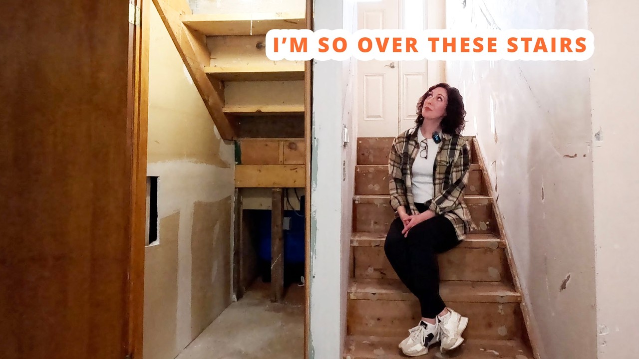 Our stairs are THE WORST...so I'm tearing them out and starting over | Part 1