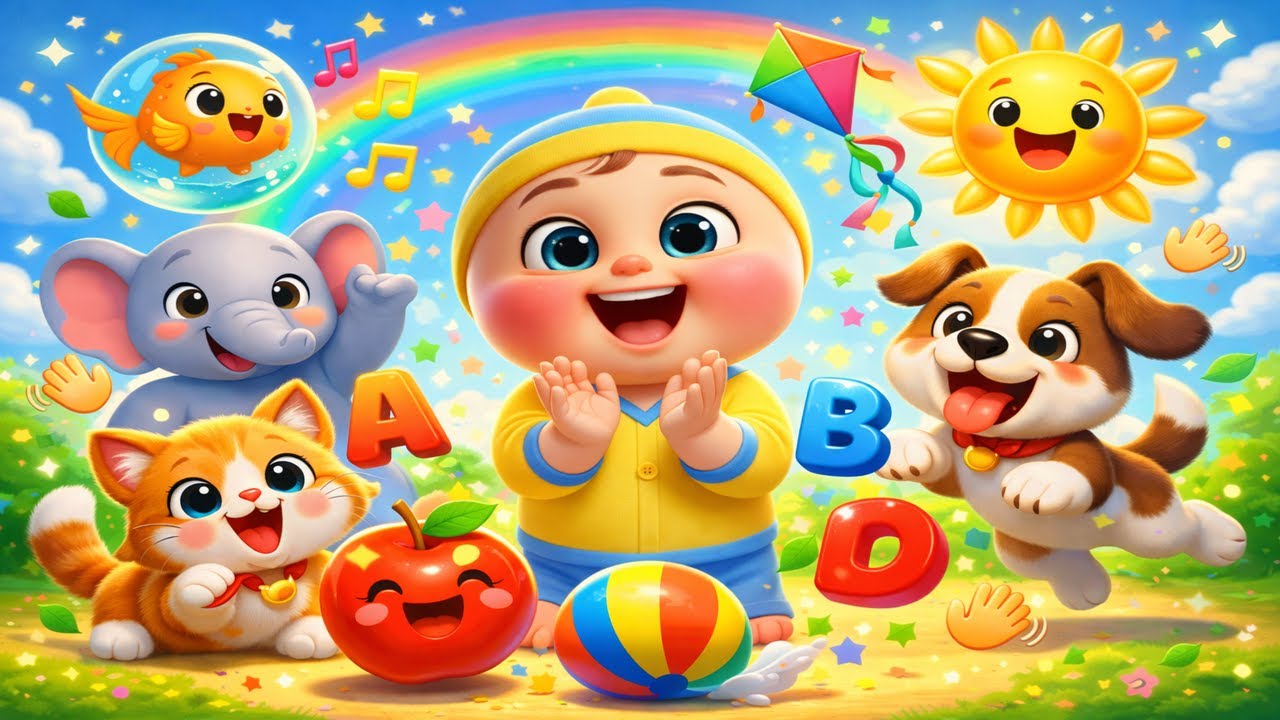 ABC Song with Describing Words for Toddlers | A to Z | Learn with Piddi | Kids Songs