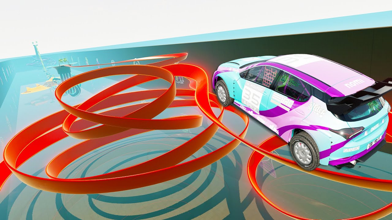 This Might Be My FAVORITE Obstacle Course EVER Made For BeamNG Drive...