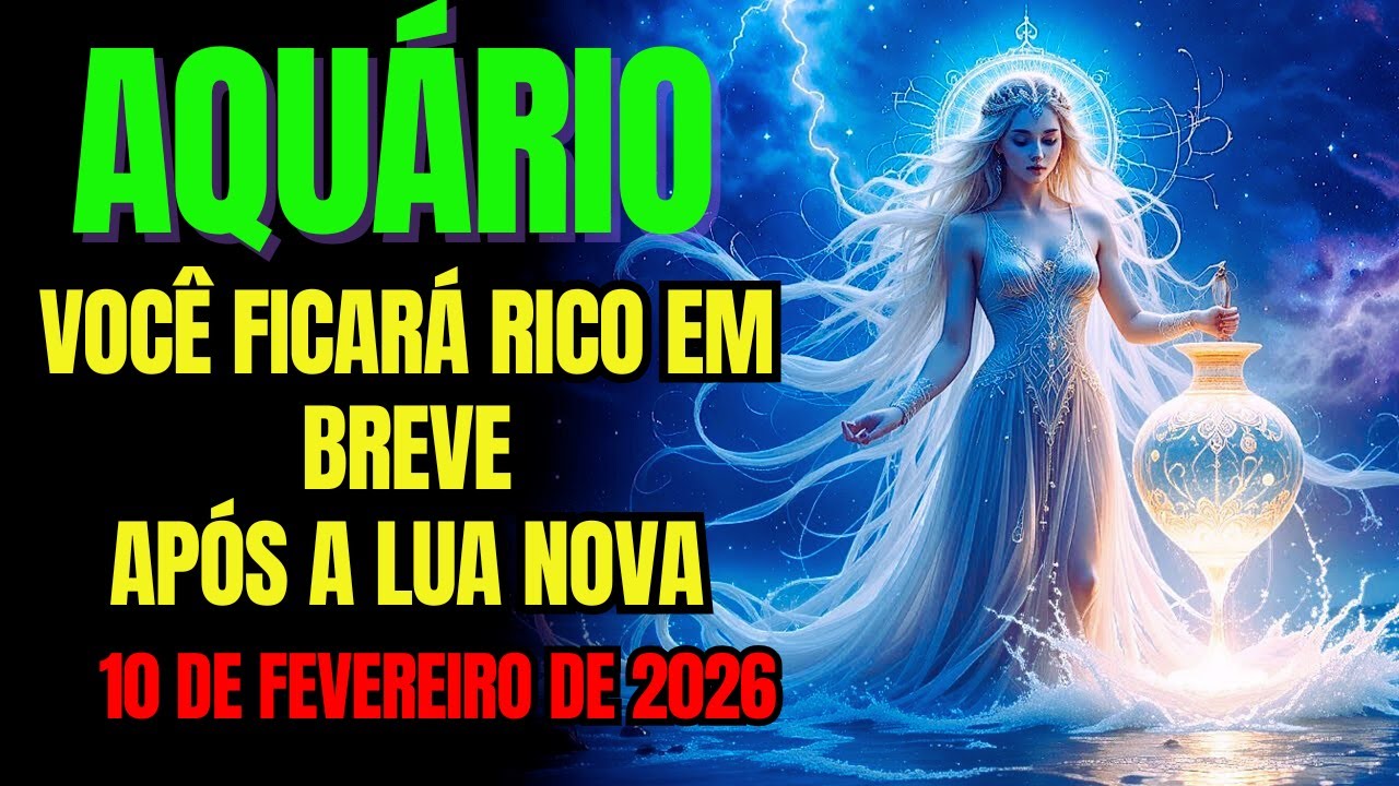 AQUÁRIO♒ Portal se abre em fevereiro-março: Mudança de prosperidade, números da sorte e abundância 💎