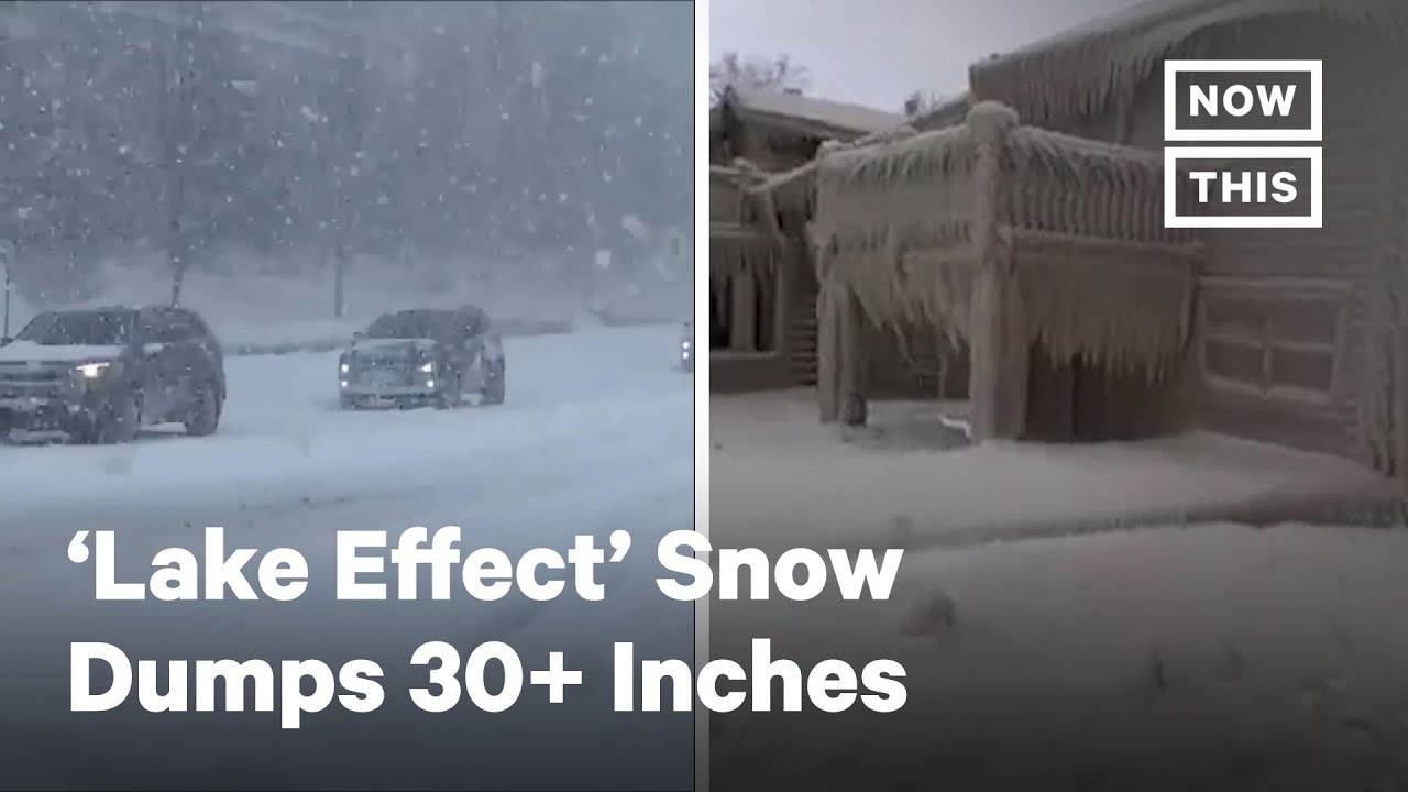 'Lake Effect' Snow Dumps 30+ Inches in New York | NowThis